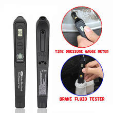 2 in 1 Tire Pressure Tester Brake Fluid Tester Detector Pen Auto Brake Fluid Detector Car Diagnostic Testing Tool 2024 - buy cheap