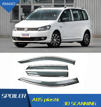 Viseira para janela volkswagen touran 2014-2019, defletor de chuva para saída de sol, acessórios para automóveis 2024 - compre barato