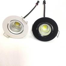 wholesale לד לתקרה Spot Lights To The Ceiling 1pcs/lot Ceiling Lamp Luminarias White/black Frame Downlight Light Cob Ceili 2024 - buy cheap