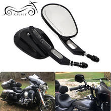 Motorcycle Universal 8MM Rear View Side Mirrors For Harley Road King Touring XL883 Sportster 1200 XL1200C Fatboy Dyna Softail 2024 - buy cheap