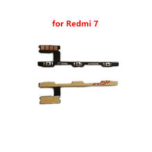 Для Xiaomi Redmi 7 Мощность боковой клавиши регулировки громкости гибкий резиновый кабель с кнопкой Вкл/Выкл Переключатель гибкий кабель для замены, ремонта Запчасти 2024 - купить недорого