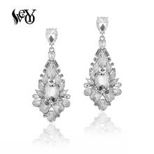 VEYO Classic Crystal Drop Earrings Elegant Bridal Dangle Fashion Jewelry for Women Gift 2020 New 2024 - buy cheap