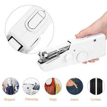 Mini Portable Handheld Sewing Machines Overlock Quilting Presser Foot Mini Sewing Machine Electrical Sewing Table Stitch Set 2024 - buy cheap