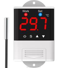 Umidostato termorregulador digital de temperatura, wifi, 12v 110v 220v, controlador de umidade de temperatura para carro 2024 - compre barato