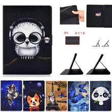 Capa cartoon para samsung galaxy tab a 10.5 2018 t590 t595 t597 com suporte para tablet, capa de suporte dobrável de 10.5'' 2024 - compre barato