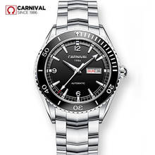 Carnival watch men's mechanical mi770 Watch self-winding military for diving sports waterproof Sapphire 2024 - buy cheap