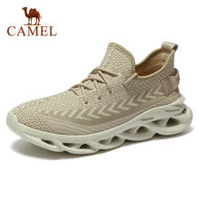 CAMEL-Zapatillas deportivas para hombre, calzado de correr, tenis al aire libre, moda, estabilidad transpirable, malla ligera, amortiguación, informal 2024 - compra barato