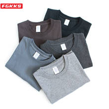 2021 marca casual cor sólida algodão manga curta masculina moda camiseta feminina topos camisetas 2024 - compre barato