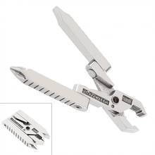 Universal Multifunctional Mini 420 Stainless Steel Foldable Plier Clamp with Straight Screwdriver  for Keychain Tool 2024 - buy cheap