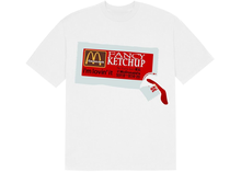 20ss ketchup impressão travis scott t camisa 100% algodão engraçado cactus jack topo t kanye oeste skate travis scott t-shirts 2024 - compre barato