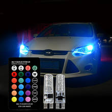 Bombilla Led multicolor T10 W5W 194 168 RGB, luces de estacionamiento para Skoda Superb Octavia A7 A5 2 Fabia Rapid Yeti 2024 - compra barato
