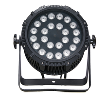 24X18 w IP65 impermeável Luzes led Par, 6in1 RGBWA + UV LED PAR DMX512 controle profissional equipamento de palco DJ discoteca luzes