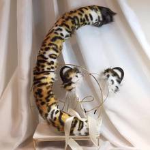 Custom Halloween Cosplay Accessories Tiger Anime Beast Ear Beast Tail Wolf Ear Cat Ear Fox Ear Headband 2024 - buy cheap