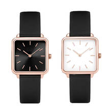 Relógio para mulheres de luxo moda ultra fino pulseira de couro quartzo senhoras relógios vestido liga dial relógio presente feminino zegarek damski 2024 - compre barato