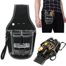 Bolsa de herramientas de electricista, bolsa de bolsillo de cintura de tela de nailon, Kit de almacenamiento de cinturón, soporte de mantenimiento, 2020 2024 - compra barato