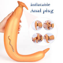 Inflatable Anal Plug Silicone Big Butt Plugs Dildo Vaginal Stimulation Prostate Massager Anus Sex Toys For Men Women Gay Product 2024 - buy cheap