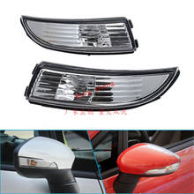 Capa para espelho retrovisor automotivo, capa com luz indicadora para ford fiesta mk8 2008 a 2014 2024 - compre barato