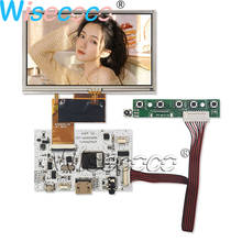 Wisecoco 5 Inch 480*272 TFT LCD Display AT050TN33 V.1 + Touch Panel with 40PIN FPC HDMI Audio USB Driver Board 2024 - buy cheap