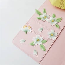 MAXSIN FUN High Quality Embroidery Little Pink Flower Sticker Fashion Patch Iron On Clothes Decoration Accessorie DY Applique 2024 - buy cheap