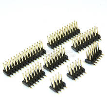 SMT-placa PCB de doble fila, accesorio macho de 1,27mm, 1,27, Conector de pines, 2x3/4/5/6/7/8/10/12/15/20/40p, 3-50P 2024 - compra barato