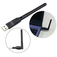 Мини беспроводной USB WiFi адаптер MT7601 сетевая LAN-карта 150 Мбит/с 802.11n/g/b сетевая LAN-карта Wifi донгл для ТВ-приставки 2024 - купить недорого