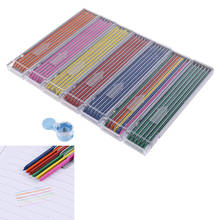 Lápiz mecánico de colores para dibujo artístico, 12 unids/caja de 2,0mm, recarga de plomo de colores, papelería escolar 2024 - compra barato