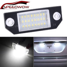 SPEEDWOW 1PC 12V 24 LED License Plate Light Number Lamps Plate Light Tail Light Exterior For 03-18 Ford Focus C-MAX 03-08 MK2 2024 - buy cheap