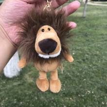 1PCs Forest Lion Stuffed Plush Backpack Pendant Toy, Keyring Gift Free Shipping Animals Stuffed Doll Plush Jungle Series 2024 - buy cheap