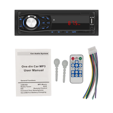 Bluetooth Авторадио Стерео радио FM Aux вход приемник SD USB 1030 12V In-dash 1 din автомобильный MP3 мультимедийный плеер 2024 - купить недорого