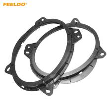 Feeldo 2 peças-tapetes espaçadores para porta dianteira de carro, tapetes para toyota camry highlander prime reiz byd 6*9 suporte de anéis de alto-falante do carro # hq6812 2024 - compre barato