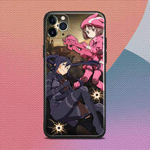 Espada arte em linha ggo alternativa llenn kirito para iphone se 6s 7 8 plus x xr xs 11 pro max macio caso de telefone silicone capa escudo 2024 - compre barato