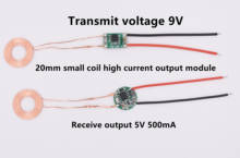Bobina pequena de 20mm para carregamento sem fio, módulo de fonte de alimentação de alta corrente, diagrama de circuito de drive 2024 - compre barato