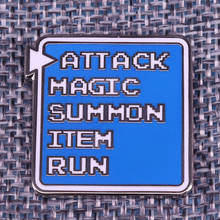 Атака magic вызвать товар брошь dragon quest slime hero эмали штырь фантазия подарок для геймеров 2024 - купить недорого