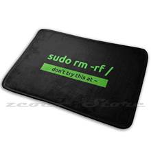 Sudo Linux Programming Command Mat Doorway Non-Slip Soft Water Uptake Carpet Init Funny Programmer Developer Developer Funny 2024 - buy cheap