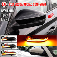 2PCS LED Turn Signal Light For Skoda Kodiaq Rearview Side Mirror Sequential Dynamic Indicator Blinker 2016 2017 2018 2019 2020 2024 - buy cheap