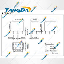 1 шт. CFX455 E 455 кГц боковая полоса (SSB) TANGDA переменный ток питания узкие боковой связи керамический фильтр Murata 2024 - купить недорого