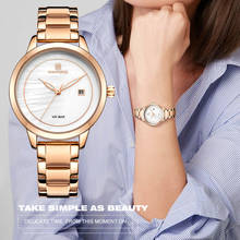 NAVIFORCE Brand Women Quartz Watch Fashion Luxury Simple Female Watches Ladies Casual Waterproof Wristwatches Relogio Feminino 2024 - buy cheap