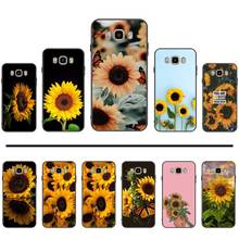 Funda de teléfono con flores, girasoles, Capa para Samsung Galaxy J2 J4 J5 J6 J7 J8 2016 2017 2018 Prime Pro plus Neo duo 2024 - compra barato