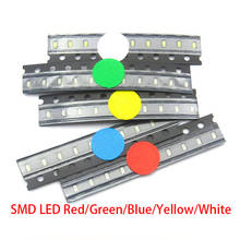 Valores 100 PÇS/LOTE 5 Super 3528 1210 SMD LED Vermelho/Verde/Azul/Amarelo/Branco 20pcs Cada Diodo LED 3.5*2.8*1.9mm 3528 R/G/B/W/Y 2024 - compre barato