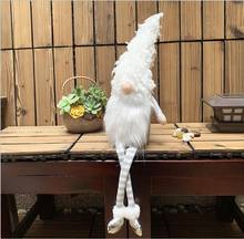 Рождественские плюшевые куклы гном, украшения ручной работы в скандинавском стиле Elf Tomte для украшения дома 2024 - купить недорого