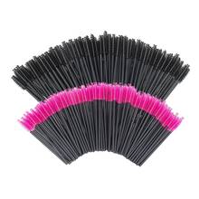 1000PCS Disposable Black Handle Eyelash Brush Mascara Wands Applicator Grafting Eyelash Curling Comb Beauty Makeup Tool Eye Lash 2024 - buy cheap