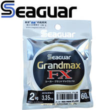 SEAGUAR GRAND MAX FX 60M Fishing Lines 100% FLUOROCARBON Fishing Line 0.65KG-13.0KG Power Wear resistant Good Light Transmission 2024 - купить недорого