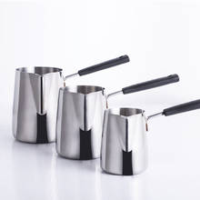 Stainless Steel Bakelite Handle Wax Melting Pot DIY Candle Soap Wax Melts Metal Coffee Toroid Pitcher Latte Milk Frothing Jug 2024 - buy cheap
