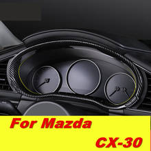 Ajuste de asiento de CX-30 para Mazda CX30 CX 30, decoración interior de fibra de carbono con lentejuelas, accesorios de estilo de coche 2024 - compra barato