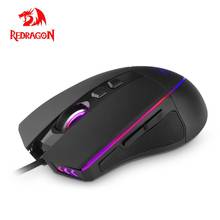 Redragon Imperador 8 M909 RGB USB Gaming Mouse Com Fio 12400DPI Botões Para Ratos Gamer LOL Computador Programável PC 2024 - compre barato