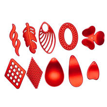 Acrylic Resin Plastic Red Frosted Eardrop Pendant Earring Accessories Supplies for Jewelry Making Components Diy Handmade 8pcs 2024 - buy cheap