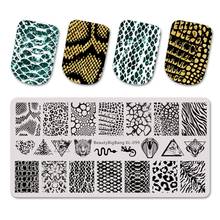 BEAUTYBIGBANG Hot Sale Animal Flower Pattern Nail Stamping Plates Leopard Nail Template Nail Stamp Nail Art Stamp Image Template 2024 - buy cheap
