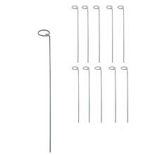 Round Shape Plant Stem Support Ring Cage Garden Iron Plant Border Support Wire Hoop Potted Stent Metal Plant Stand Tool 2024 - buy cheap