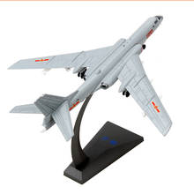 Bomber estratógica chinesa em escala de 1/144, modelo de avião de brinquedo com força aérea chinesa h6k, para crianças e presente de coleção 2024 - compre barato
