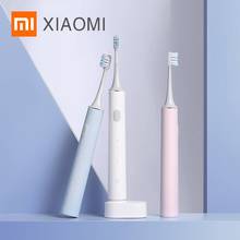 Электрическая зубная щетка XIAOMI MIJIA T500, умная ультразвуковая щетка для отбеливания и гигиены полости рта, с вибратором 2024 - купить недорого